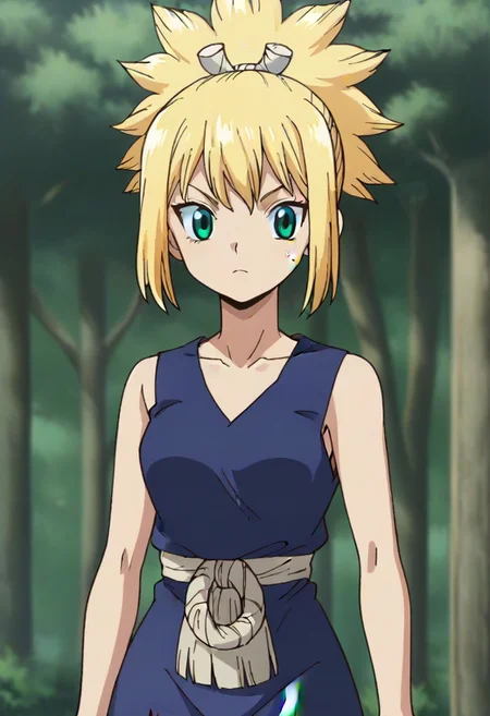 source_anime, cowboy shot <lora:KohakuDrSton3:0.9> kohaku, blond,,