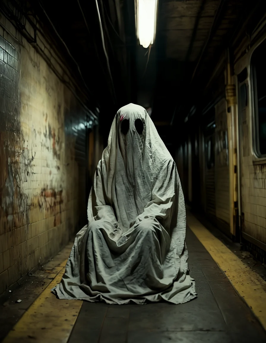 score_9, score_8_up, score_7_up, ghostlora, ghost, horror (theme), sitting in metro