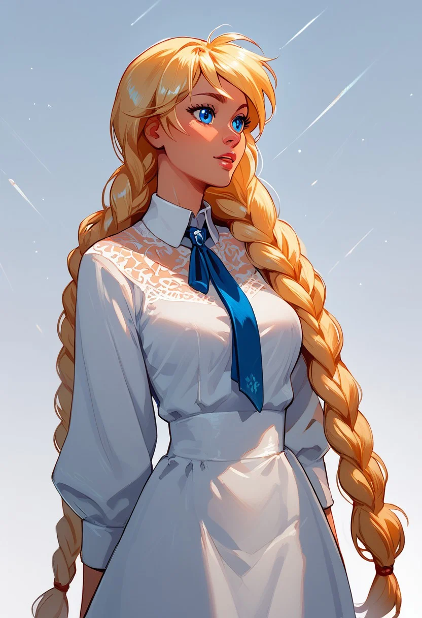 score_9, score_8_up, score_7_up, slavya, blonde hair, very long hair, long hair, twin braids, blue eyes, in full growth