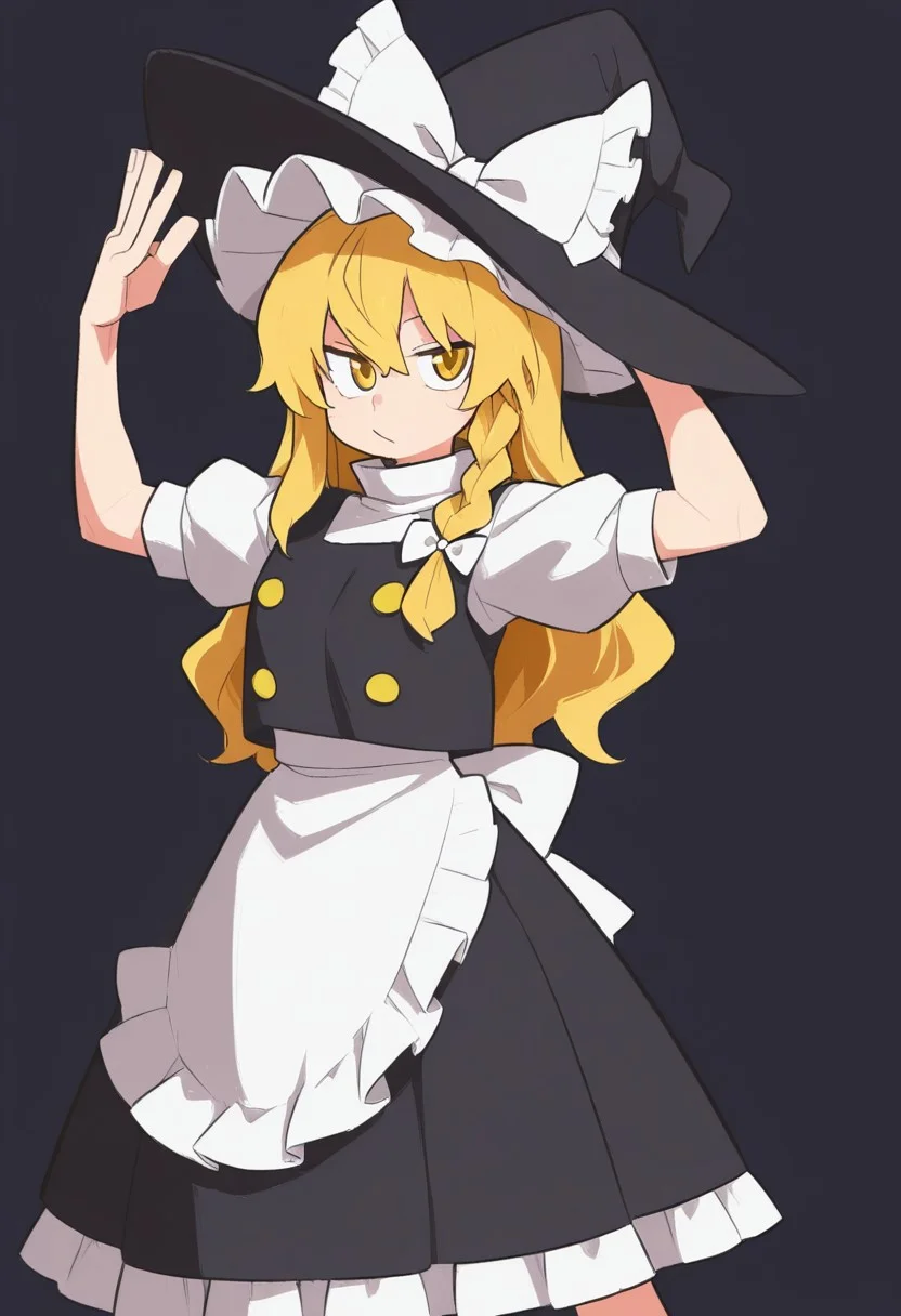 best quality,
1girl, solo, kirisame marisa, pose,