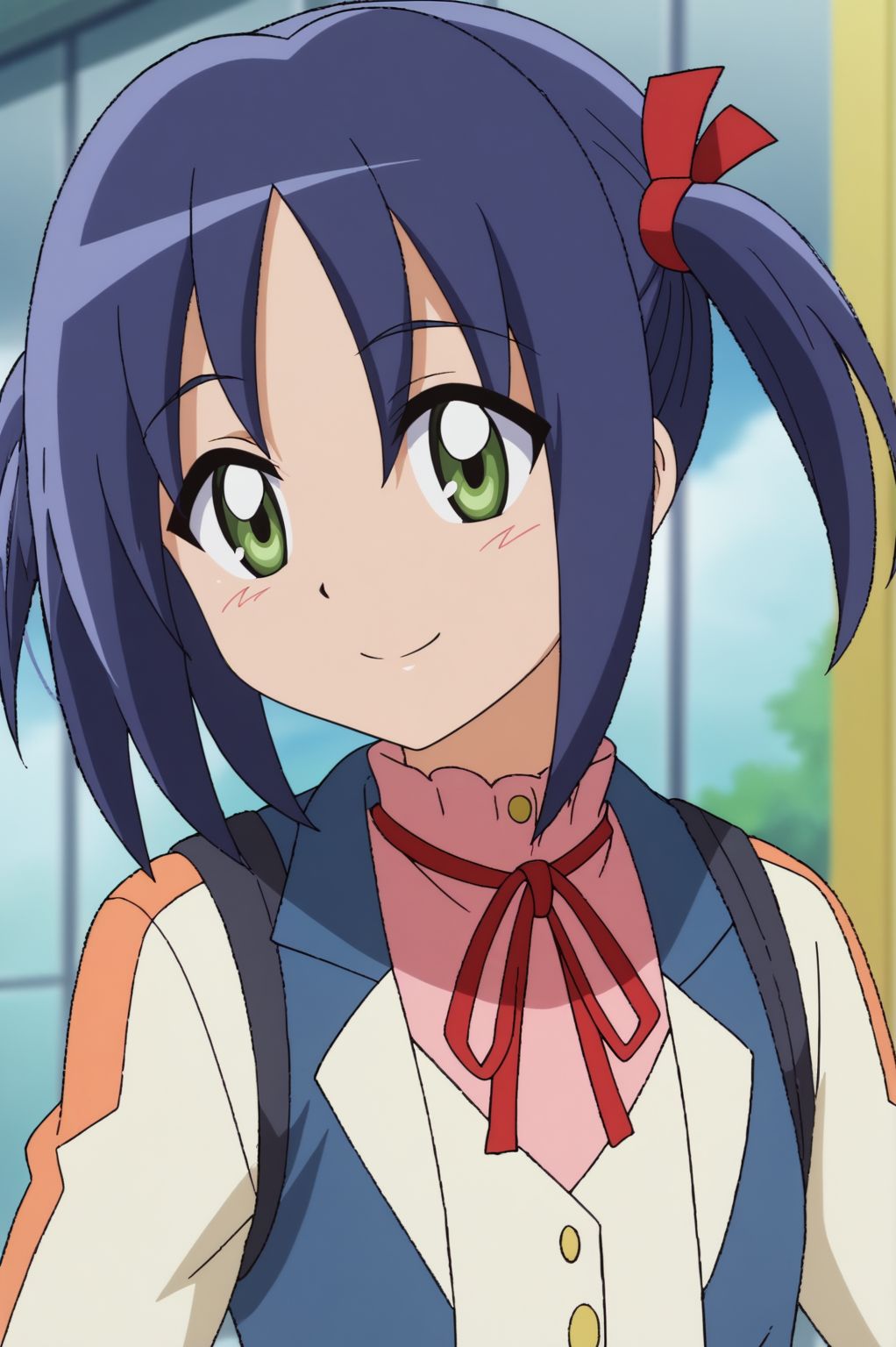 anime screencap, rating safe, Ayumu Nishizawa, light smile, upper body  <lora:Hayate_no_gotoku-Ayumu_Nishizawa-PDXL:0.8>
