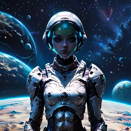 score_9.score_8_up,score_7_up,source_anime,
 <lora:Space_clothes-pony-8:0.8> ,
space_space,
1girl,solo,looking at viewer,cyberounk ,space armor,helmet,futuristic, star (sky),on alien planet,skinny,