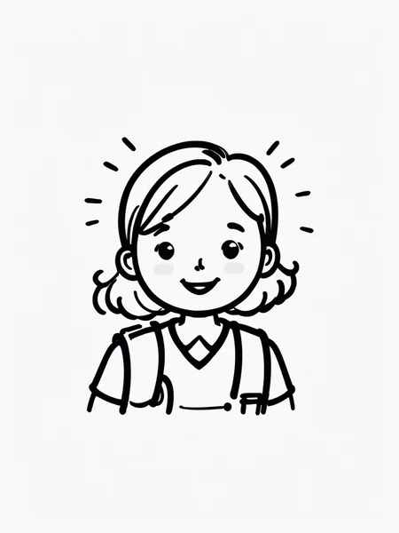 illustration, simple line art, (white background:1.2), doodle, doodle line, hand draw, drawing, b&w, monochrome, <lora:SDXL_BTT_Doodle_v01:1.5>, SDXL_BTT_Doodle_v01, teacher
