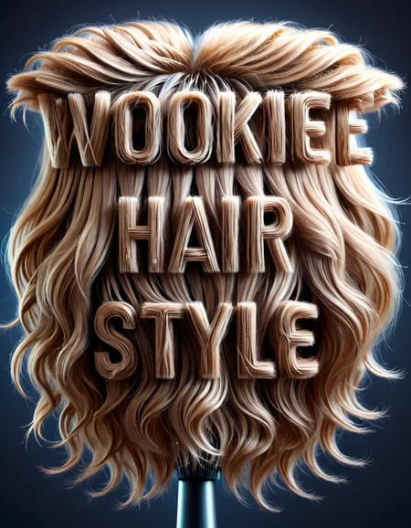text "W00kie Hair Style" made of w00kiee, intricate details, futuristic, inspired, highly detailed, sharp focus, beautiful, aesthetic, epic, fine, dynamic light, professional, cinematic, directed, vivid, quality, amazing, emotional, cute, confident, pretty, full color, brilliant, elegant, very expressive, wonderful, perfect, delicate