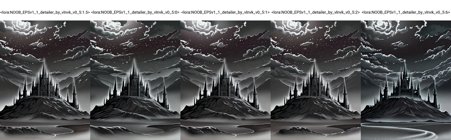 landscape, fantasy, castle, forrest, mountain, dark, dark theme, darkness, no humans,
satou kuuki, momoko \(momopoco\), yusha m, dishwasher1910, kcar66t, torino aqua, shunichi, ebifurya,
masterpiece,best quality,amazing quality,very aesthetic,absurdres,newest, anime screenshot, crisp, sharp,
<lora:NOOB_EPSv1_1_detailer_by_vlnvk_v0_5:1.5>