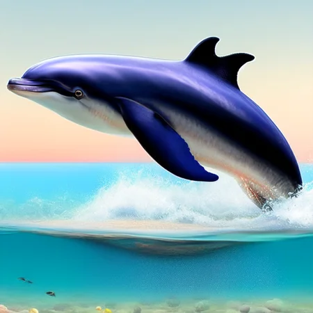 (bitdolphins:1) a computer generated image of a dolphin in the ocean <lora:djzBitDolphinV21_LoraBooth:1>