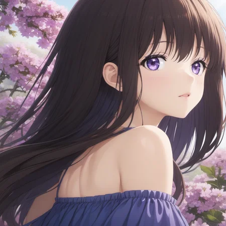 masterpiece,best quality,extremely detailed 8K wallpaper,inoue takina, purple eyes,1girl,