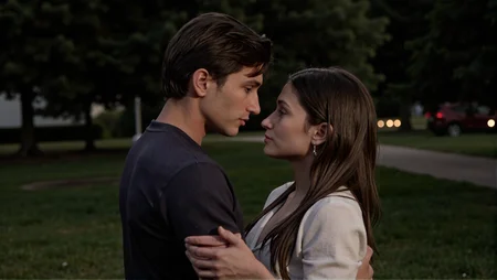 Heartfelt Embrace
Setting: A quiet, intimate park or a serene outdoor setting, perhaps during twilight with soft, warm light.
Visual:
Foreground: The taller man and his female friend stand face to face, with the man finally looking deeply down into her eyes. Their expressions are filled with emotion as they share a heartfelt embrace. The man's arms gently wrap around her, and her hands rest on his shoulders, signifying their connection and his realization that he belongs with her.
Background: The world around them blurs softly, focusing entirely on their moment of connection. Perhaps some distant lights twinkle in the background, but they fade into insignificance compared to the couple.
Emphasis: The embrace represents the culmination of the man's journey, fully realizing that the love he sought has been beside him all along. The blurred background reinforces the idea that everything else fades away in this moment of truth. <lora:Sherry-00:1> <lora:SelestaFlux1:1>