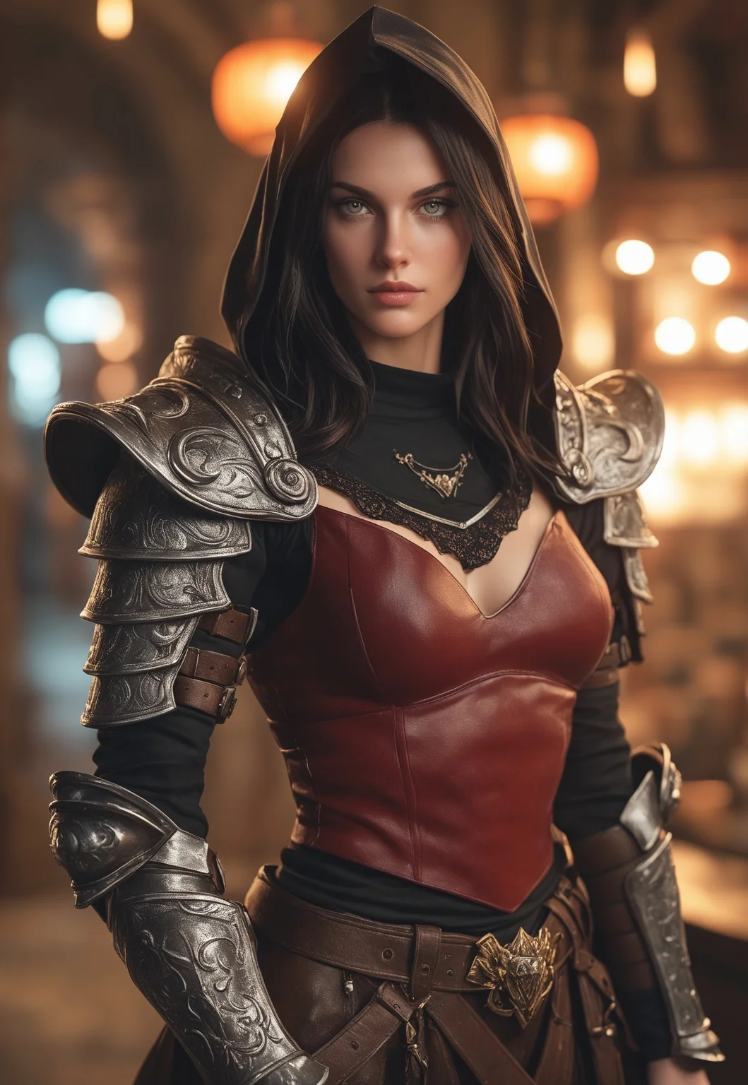 score_9, score_8_up, score_7_up, BREAK, 1girl, cowboy-shot, beautiful, dramatic lights ((Vestal. DDVestal. VestalDD. hood, armor, shoulder pads, pladurons, DDstyle. Darkeststyle. Darkestdungeonstyle.))
(((full clothed)))
(8k uhd:1,4)
<lora:add-detail-xl:1>
<lora:Dynamic Poses:1>