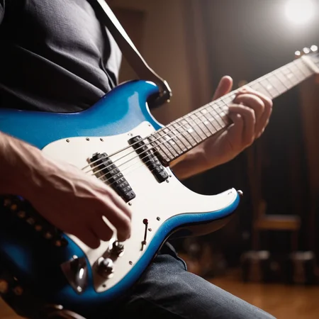 cinematic film still of <lora:perfection style:0.1>
<lora:detailed:0.3>
<lora:Chiaroscuro Lighting Style:0.3>
A detailed and A perfect photo of a man playing a guitar in a room,hand focus,cinematic hand,best hand,better hand,awesome hand,different hand,solo,shirt,1boy,holding,white shirt,male focus,blurry,depth of field,instrument,blurry foreground,realistic,music,guitar,playing instrument,holding instrument,electric guitar,bass guitar,plectrum,perfection,different color,perfect color,realistic,realism,detailed background,perfect background,different background ,perfect style, perfection style, detailed style, shallow depth of field, vignette, highly detailed, high budget, bokeh, cinemascope, moody, epic, gorgeous, film grain, grainy
