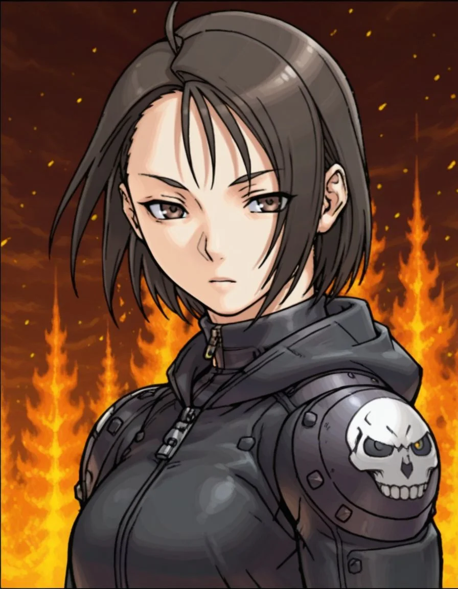 masterpiece, best quality, <lora:Akira_Kazama_Rival_Schools_-_IL:1>, 4kira, 1girl, kazama akira, (solo),