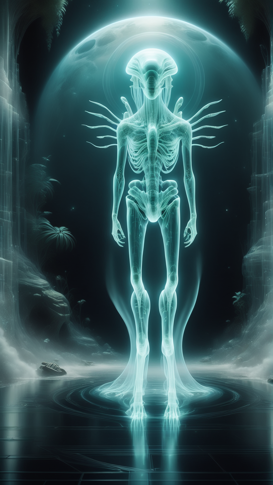 score_9, score_8_up, score_7_up, score_6_up, <lora:XRayStylePony:1.0>XRayStyle, Mauve alien, (transparent:0.6), (see-through:0.5)