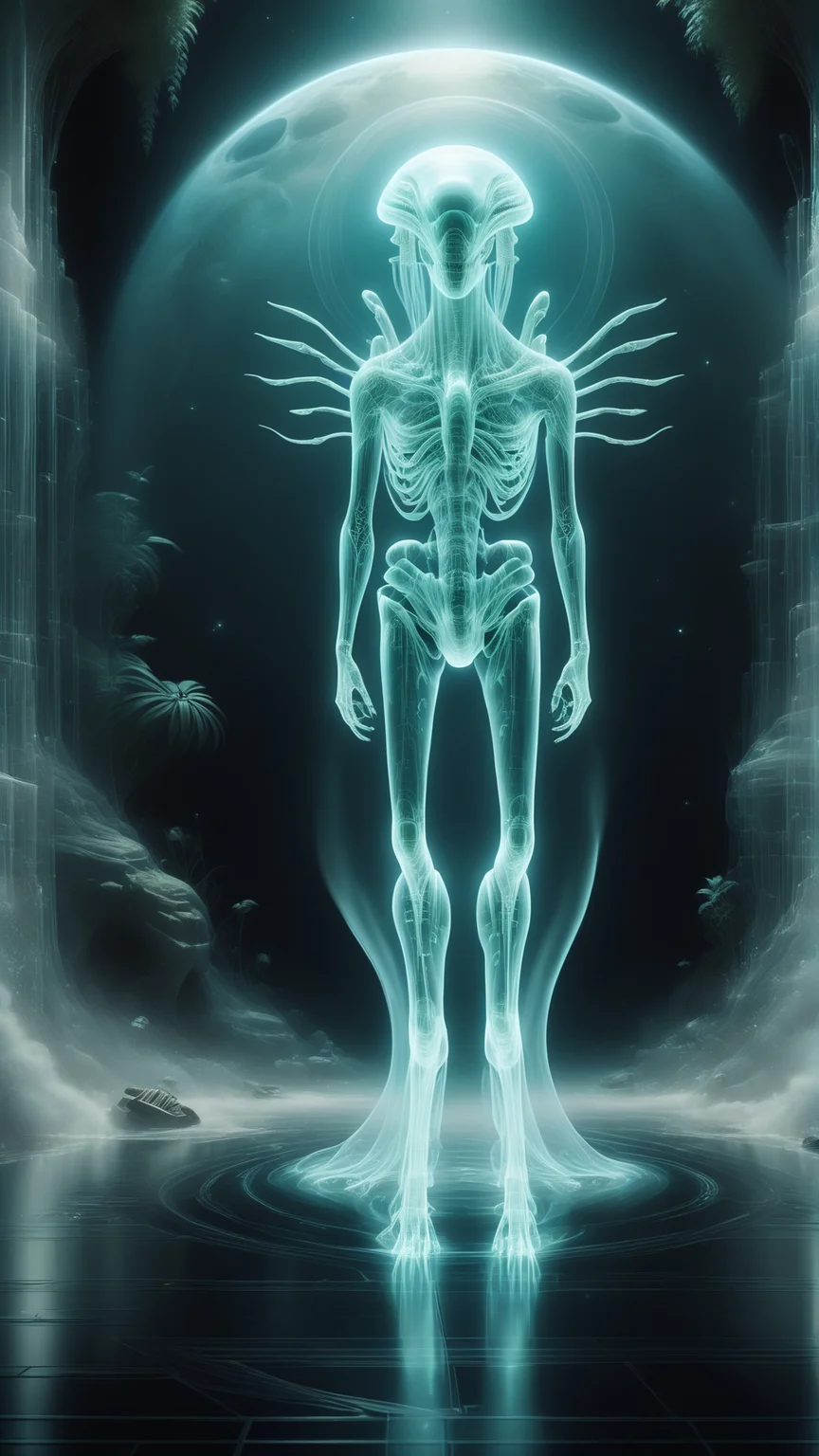 score_9, score_8_up, score_7_up, score_6_up, <lora:XRayStylePony:1.0>XRayStyle, Mauve alien, (transparent:0.6), (see-through:0.5)