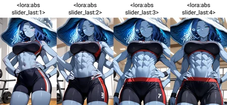 Abs slider Illustrious/PonyXL