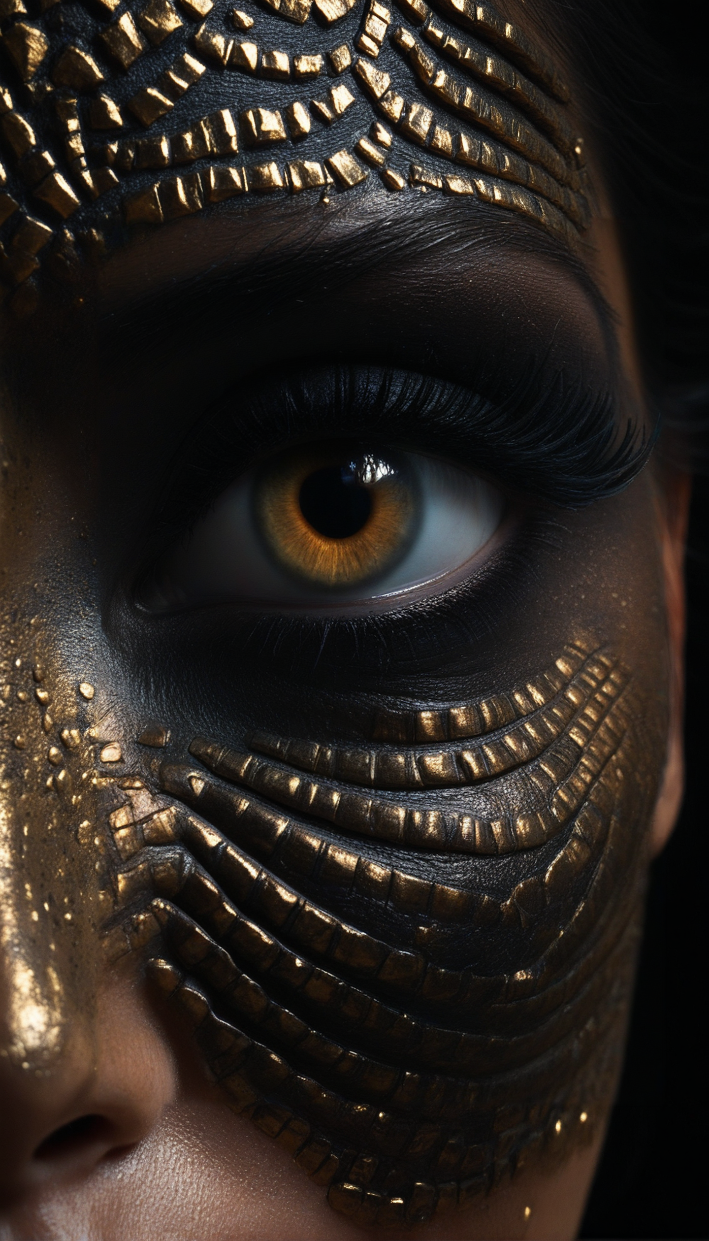 professional photo of perfect eyes , black,  sharp, human eye, studio lighting, intricate, epic, 8k, photorealism, highly detailed, 
 <lora:Super_Eye_Detailer_By_Stable_Yogi_SDPD0:0.7>  detailed eyes,