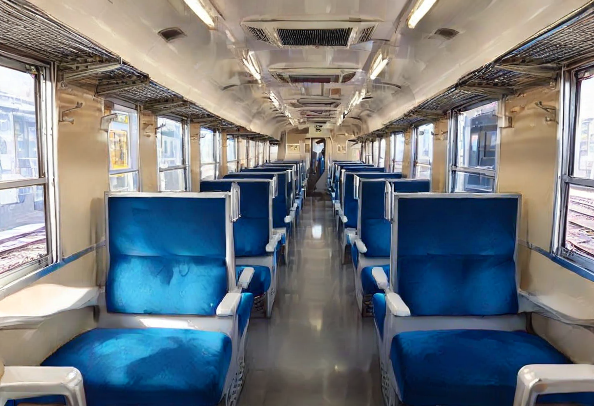 masterpiece, best quality, very aesthetic, absurdres,
12kei_window, train interior, scenery, indoors, seat, window
 <lora:12kei_SDXL_V1:1>