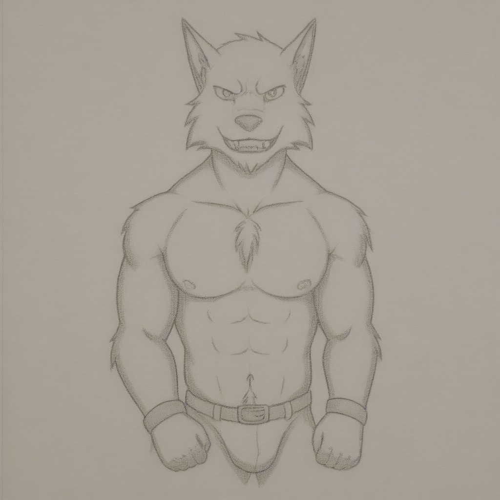 Sotamusora Artstyle, male, werewolf