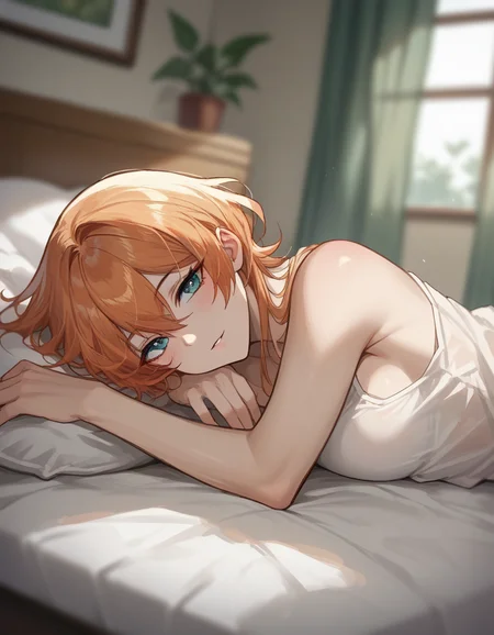 score_9, score_8_up, score_7_up, source_anime, solo, bedroom, 1girl, blurred background, lying, remsrar, <lora:remsrar:0.8>