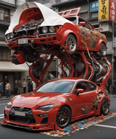 masterpiece,car, <lora:YoshitakaSevesoXL:0.8>,yoshitakaseveso style,8k