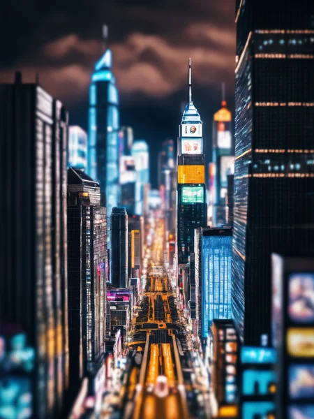 Tilt-shift photo of <lora:m3tr0pl3x3 :1>,m3tr0pl3x3,m3tr0pl3x3_city,m3tr0pl3x3_cityscape_m3tr0pl3x3_city lights,m3tr0pl3x3_street,m3tr0pl3x3_skyscraper,m3tr0pl3x3_skyline,m3tr0pl3x3_cyberpunk,m3tr0pl3x3_abstract,, (masterpiece), (extremely intricate) , prompt . . Selective focus, miniature effect, blurred background, highly detailed, vibrant, perspective control