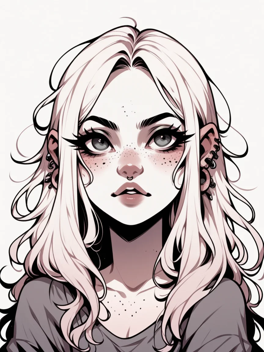 score_9, score_8_up, score_7_up, score_6_up, 1girl, long hair, <lora:b0ld4n1m3XLP:1> b0ld4n1m3, Fr3ckles,1girl, freckles, grey eyes, <lora:Fr3ckledXLP:0.7