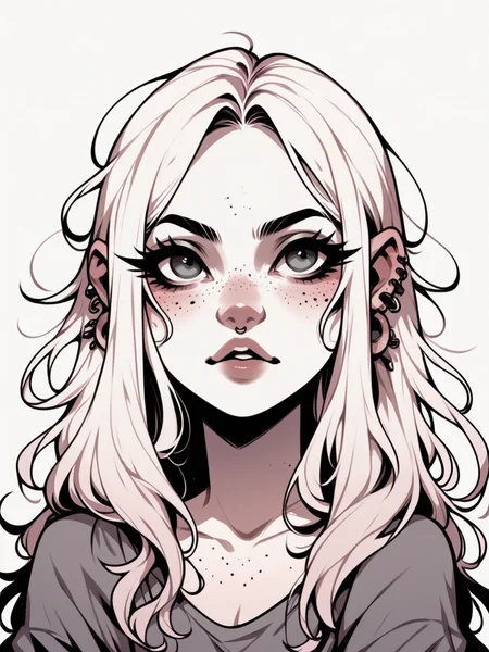 score_9, score_8_up, score_7_up, score_6_up, 1girl, long hair,  <lora:b0ld4n1m3XLP:1> b0ld4n1m3, Fr3ckles,1girl, freckles, grey eyes, <lora:Fr3ckledXLP:0.7