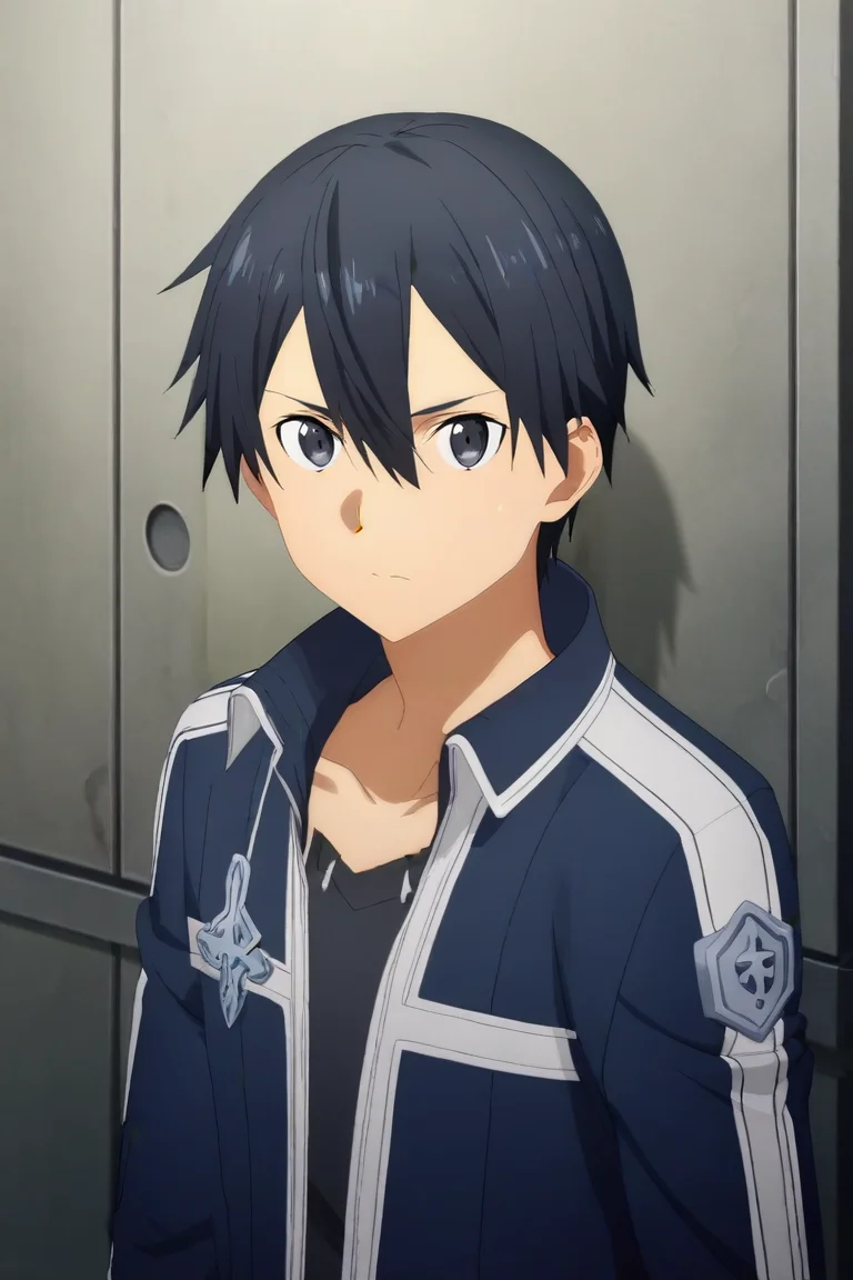 score_9, score_8_up, score_7_up, source_anime, anime screencap, anime coloring, official style, looking at viewer, , , 1boy, solo, male focus, <lora:kazuto_kirigaya_pony:0.84>, kazuto_kirigaya, black hair, black eyes, hair between eyes, short hair, sword art online: alicization, , post-apocalyptic, , <lora:sdxl_lightning_8step_lora:1>