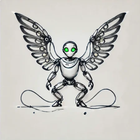 DonM0n3L1n3XL one line drawing, score_9, score_8_up, score_7_up, score_6_up, female virtual reality programmer, midlife, slinky, native american, green eyes, narrow chin, round jaw, angular cheeks, uneven forehead, round face shape, unconventional piercings, , light chestnut box braids hair, disappointment,
holding futuristic weaponry with a bold stance.,
time-stream wings- glitching wings with chrono-energy veins, fluttering in and out of times flow. wearing graphene harem pants, bionic bodysuit, cybernetic heels, , holding an ancient artifact with reverence and awe., extraterrestrial threat monitoring station, quantum-infused artificial intelligence, bioluminescent jellyfish, floodlights , rating_safe <lora:DonM0n3L1n3XL-pony:1>