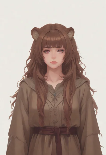 score_8_up, score_7_up, score_6_up, dnd <lora:dnd_flat:0.95> 1girl raphtalia, long hair, bangs, brown hair, animal ears, raccoon ears, raccoon tail, raccoon girl, pink eyes. dramatic lighting, ornate.
WHITE BACKGROUND