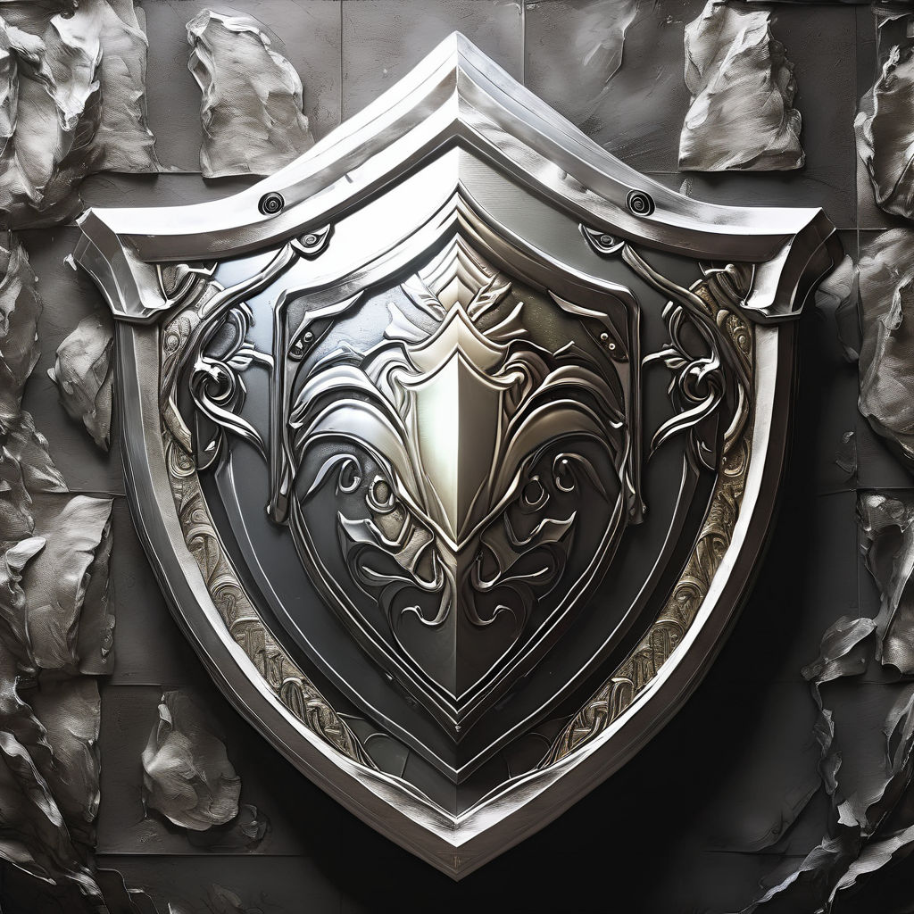 sheild,(silver),
4k,realistic,phograph,black background,simple background,game icon,<lora:game_icon_diablo_style:0.85>,