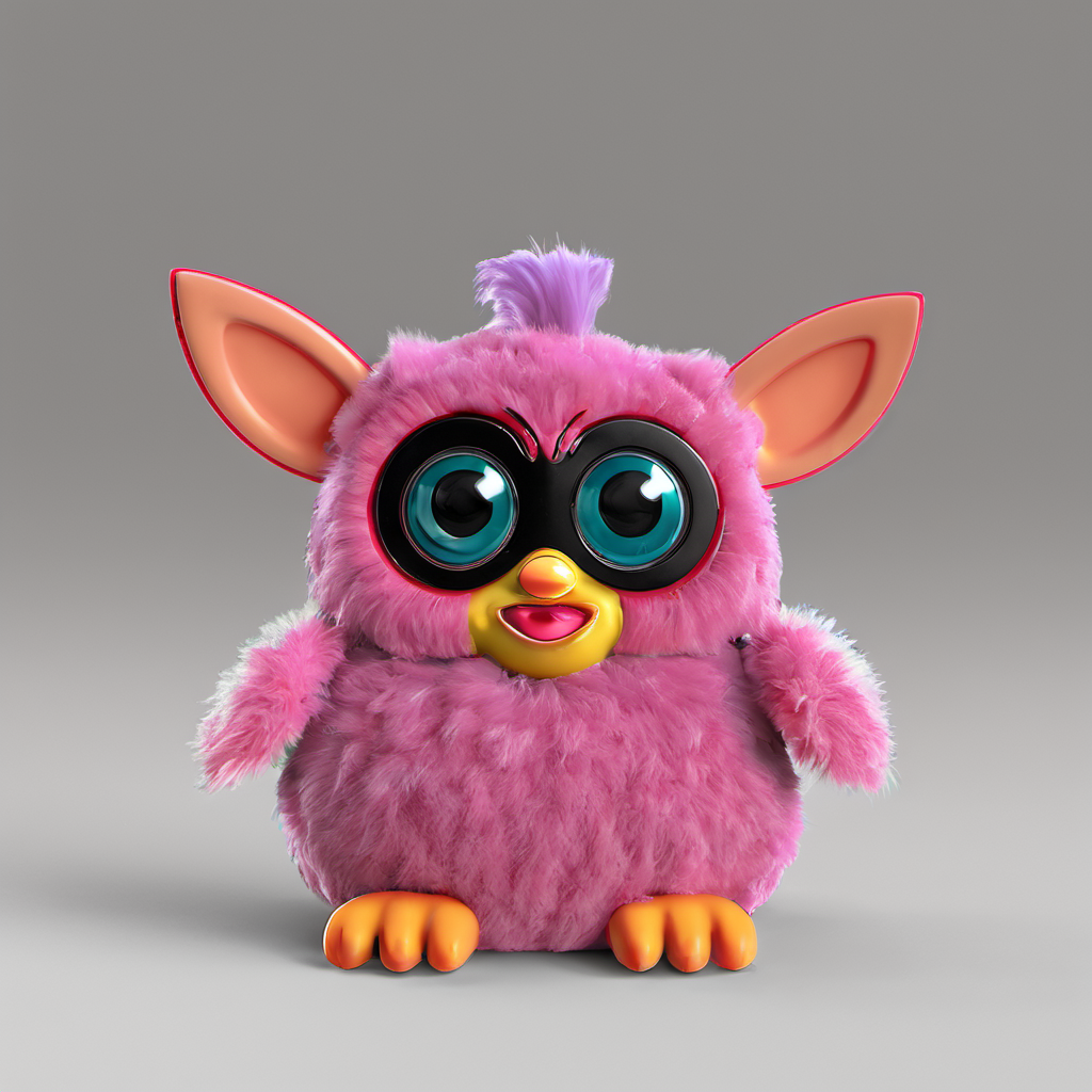 <lora:Everly_Heights_Prop_Generator:1> a Furby toy