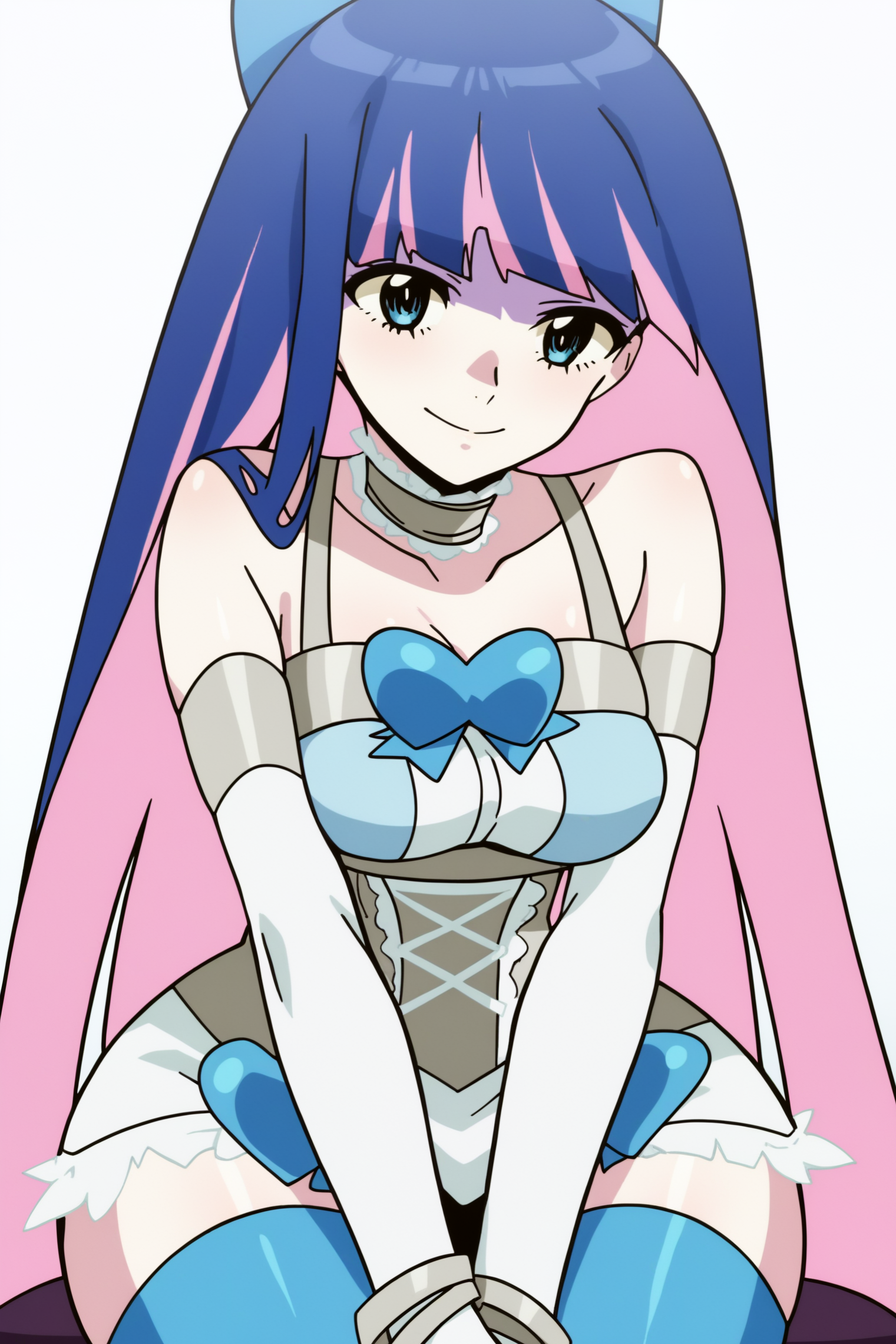 solo, Stocking <lora:PantyStocking-Stocking-PDXLvCute:0.8>