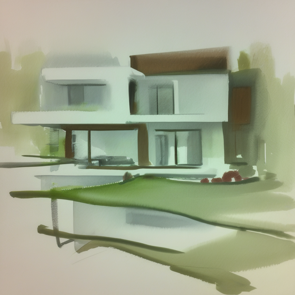 drawix10 modern house<lora:drawix10:1>
