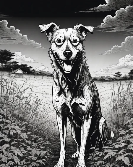 feral dog,junji ito style,inked,horror manga,<lora:XL_itoStyleLycoris:1.0>,, 8k, 4k, (highres:1.1), best quality;