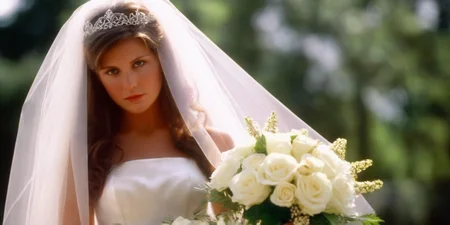 cinematic film still of <lora:cinematic vintage film:1.2>
Diffused Light fill light
1987
a naked woman wearing a wedding veil and holding a bouquet cinematic vintage film style, shallow depth of field, vignette, highly detailed, high budget, bokeh, cinemascope, moody, epic, gorgeous, film grain, grainy