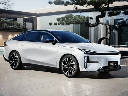 <lora:Geely-L6extrrior:1>,Geely L6,car,front 45 view,white body,outside the house,floor-to-ceiling Windows,simple background,car,vehicle focus,no humans,motor vehicle,ground vehicle,sports car,tree,outdoors,window,