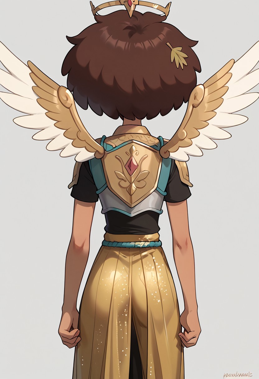 score_9, score_8_up, score_7_up, 1girl, nocunoct, anneboonchuy, brown hair, dark-skinned female, short hair, six angel wings coming from behind her, solo, bright light shinning behind her, armour, golden silk long skirt, looking a viewer
BREAK, (masterpiece, best quality, highly detailed), expressiveh, floating