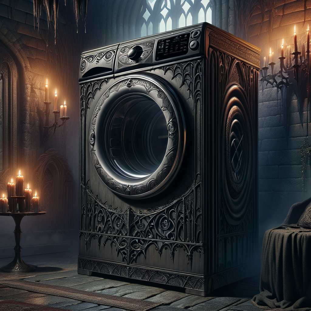 masterpiece,high resolution,detailed,
gothicstyle, no humans, scenery, candle, door,gothic style washing machine,
, <lora:Ghotic_haunted_world:0.8>