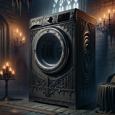 masterpiece,high resolution,detailed,
gothicstyle, no humans, scenery, candle, door,gothic style washing machine,
, <lora:Ghotic_haunted_world:0.8>