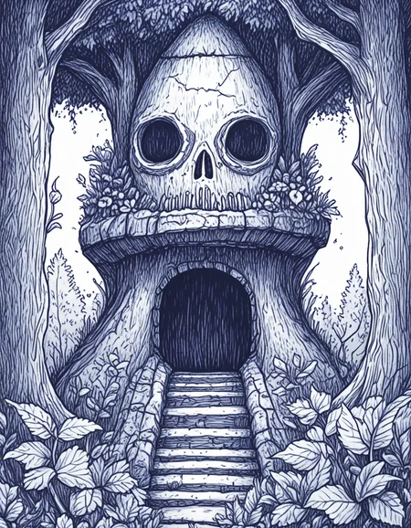 novuschroma42 style finding an abandoned spaceship overgrown with alien flora ballpoint pen drawing <lora:novuschroma42 style_blue:1> <lora:sdxl_lightning_8step_lora:1>