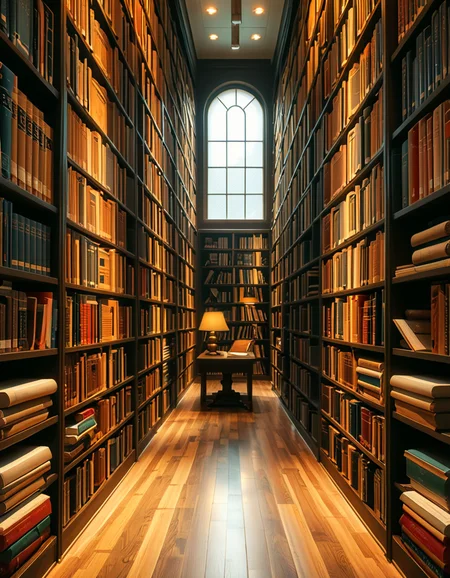 A quiet and well-organized aisle in a grand university library, lined with tall wooden bookshelves filled with countless books of various sizes and colors. The aisle is illuminated by soft, warm lighting from overhead lamps, casting a gentle glow on the polished wooden floor. A cozy reading nook with a wooden chair and a small desk is tucked into a corner, with an open book resting on the surface. The background features large arched windows letting in natural daylight, adding a serene and scholarly atmosphere. The perspective of the image leads down the aisle, creating depth, with book titles slightly visible on the spines. The ambiance is peaceful, evoking a sense of knowledge and intellectual curiosity.
<lora:SDXLFaeTastic2400:0.4> <lora:extremely_detailed:0.4> extremely detailed, <lora:University_Library_41sl3:1>,University Library 41sl3, Masterpiece,best quality,hi res,8k,hi res,8k,award winning,(sharp focus, intricate, highly detailed),