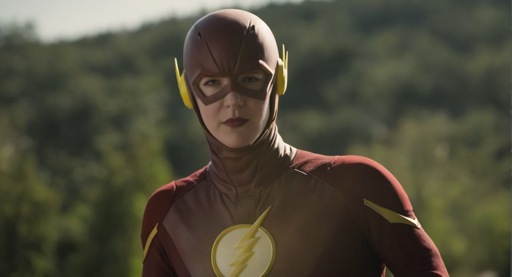 cinematic film still of Cinematic Film Footage
<lora:The Flash:1>
 <lora:Cinematic Film:1>
The Flash a woman with original flash suit, shallow depth of field, vignette, highly detailed, high budget, bokeh, cinemascope, moody, epic, gorgeous, film grain, grainy