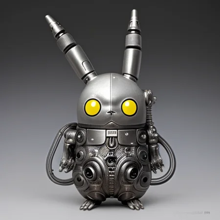 pikachu as bionic cyborg, art by hr giger, highly detailed, realistic style, , <hrgiger-drmacabre>, art by hr giger,, <3d-female-cyborgs>