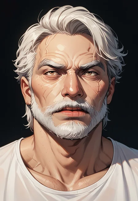 score_9, score_8_up, score_7_up, BREAK, 1 boy, manly, male focus, man, beard, facial hair, old man, old, wrinkly, wrinkly face, wrinkled, wrinkled face