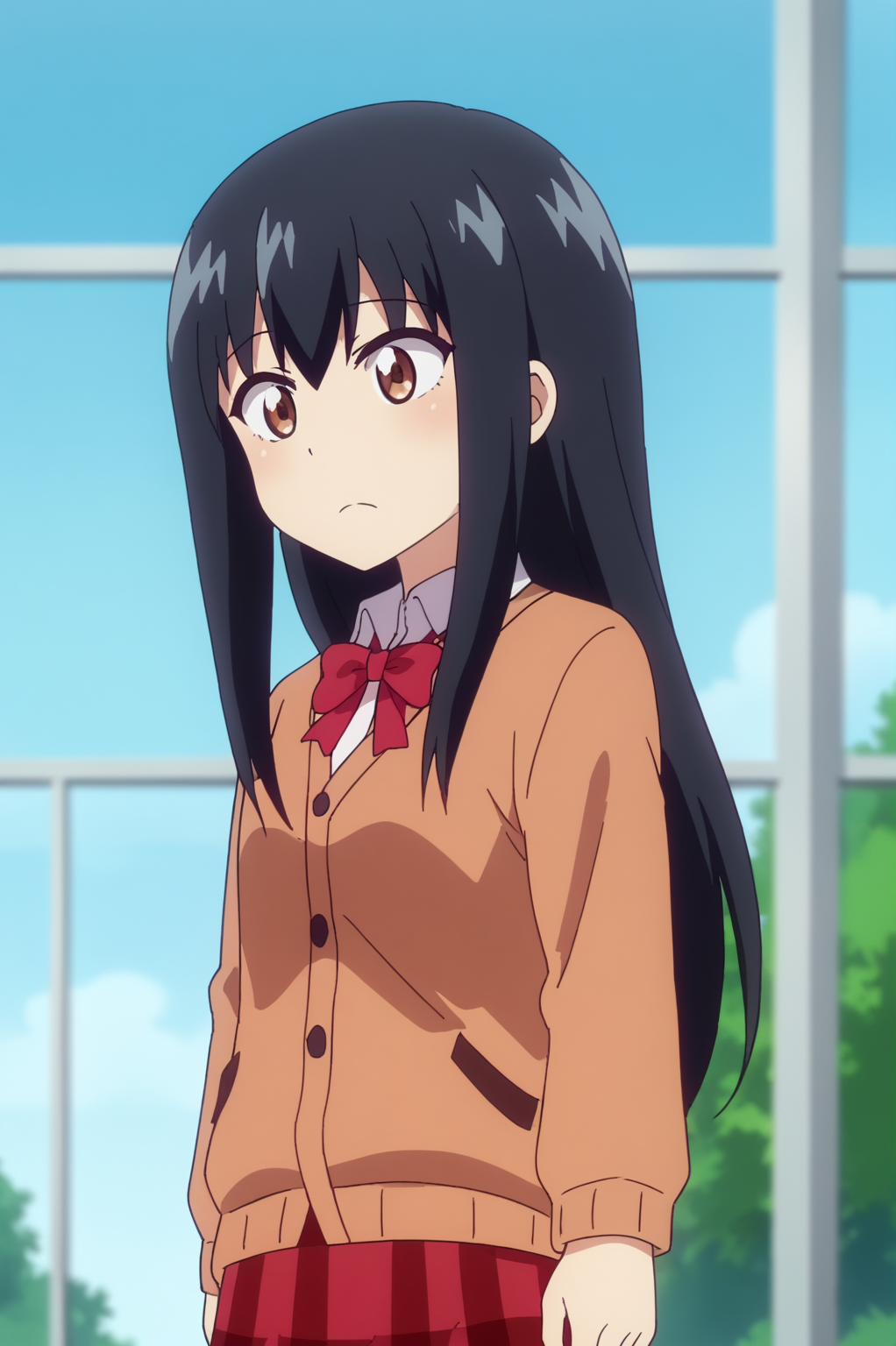 anime screencap, rating safe, Machiko, upper body <lora:Gabriel_DropOut-Machiko-PDXL:0.8>