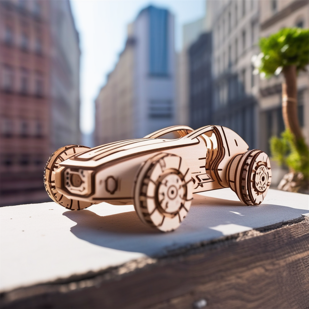 woouzzle futuristic car in futuristic city<lora:woouzzle:1>