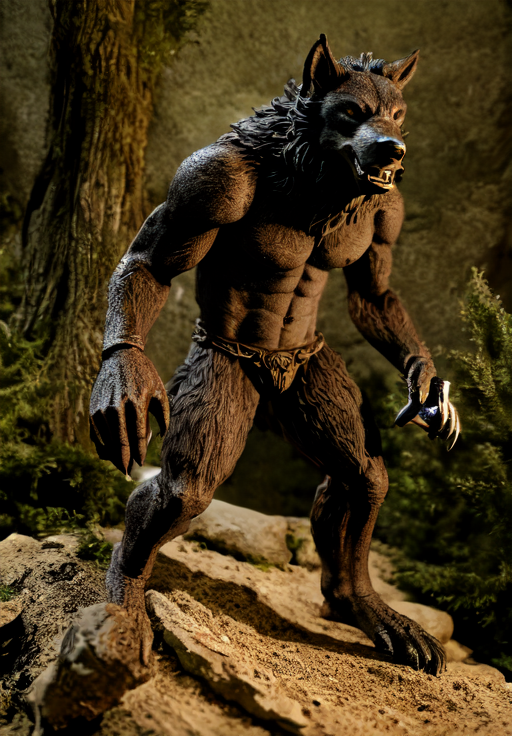 <lora:Werewolf:0.8>, Werewolf, howling, (masterpiece, best quality, absurdres, detailed, ultra-detailed:1.3), (highly detailed, high quality:1.3)
