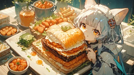 (score_9,score_8_up,score_7_up), warmyak, smile, food_focus
<lora:warmy_v1:1> <lora:Food_Focus:1>