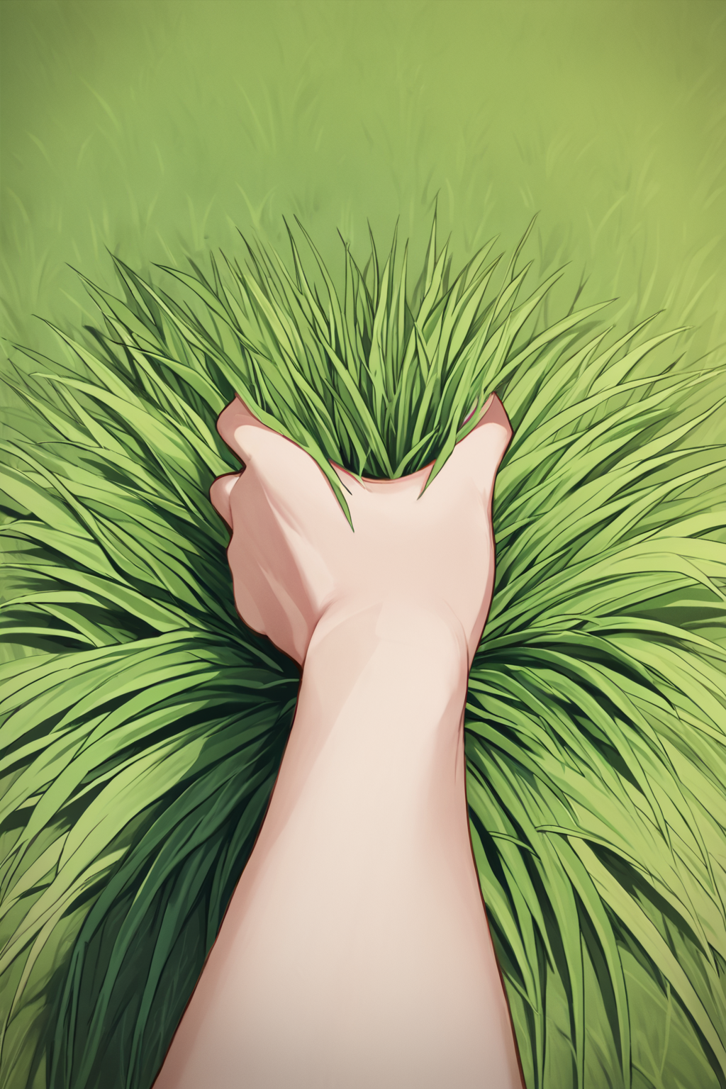 score_9, source_anime, score_7_up, (no humans:1.2), grass, <lora:sppovCheekGrabbingmemeXLPony:.8> povcheekgrabbing, povthighgrabbing, povtummygrabbing