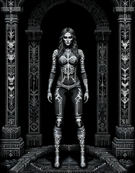 masterwork Cosplay Photograph, Color splash, Vector Art, Enchanting ral-ansrt, wearing Contoured Leggings, from inside of a Moria, Evil, moody lighting, Cinestill 50, F/14, Infrared, <lora:ral-ansrt:1.2>, rich vivid colors, confident, modified, excellent composition, dynamic dramatic beautiful full taking, winning
